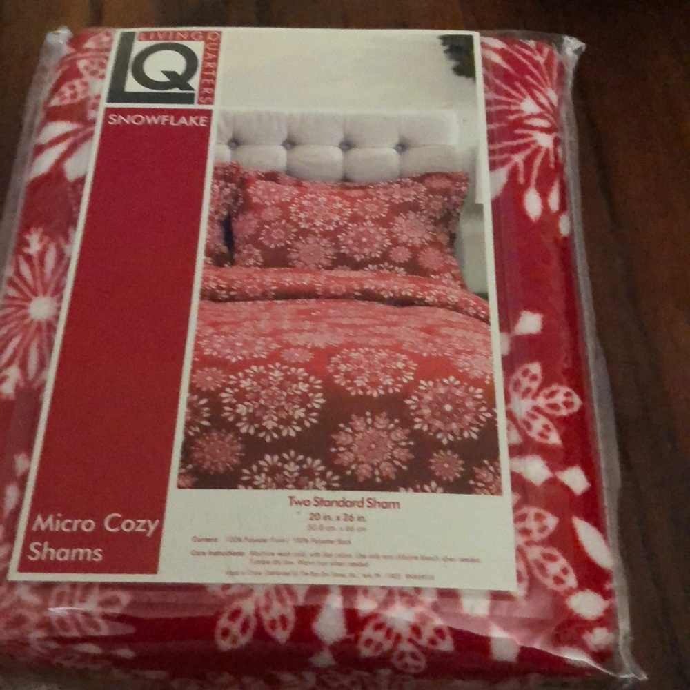 NWT micro cozy shams standard size